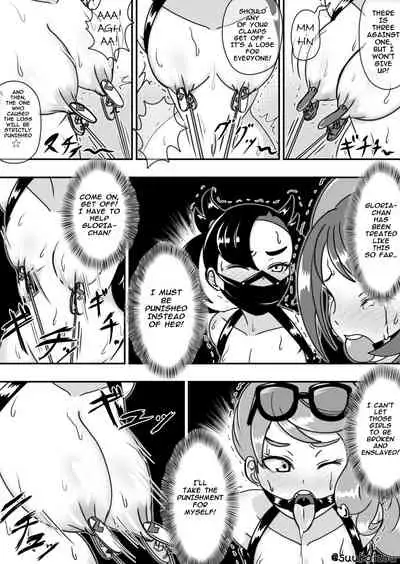 Yuri-chan, Pokemon pretend to be naked and take a walk with a nipple lead