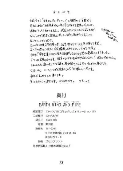 (CR35) [BLACK DOG (Kuroinu Juu)] EARTH WIND AND FIRE (Onegai Teacher) [Chinese] [不咕鸟汉化]