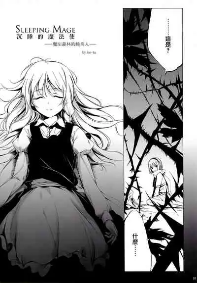 (C81) [Gekidoku Shoujo (ke-ta, Hyuuga, Touma Nadare)] SLEEPING MAGE -Mahou no Mori no Nemurihime- Gekidoku Shoujo Publication Number VII (Touhou Project)[Chinese]
