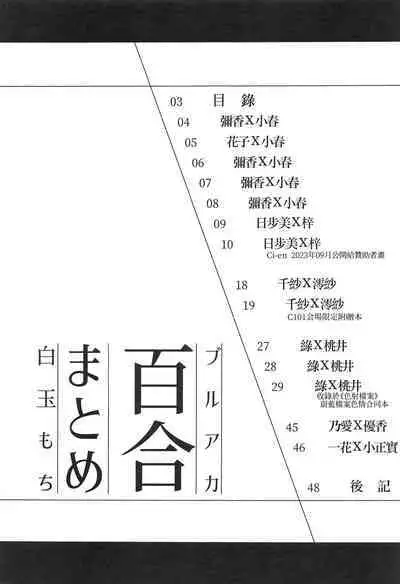 BlueArch Yuri Matome