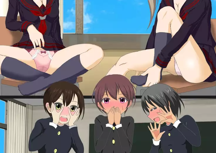 Teisoukannen Gyakuten! Otoko Ga Okasareru Sekai