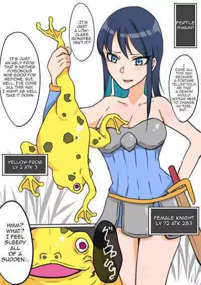 Female Knight and Frog Monster Swap