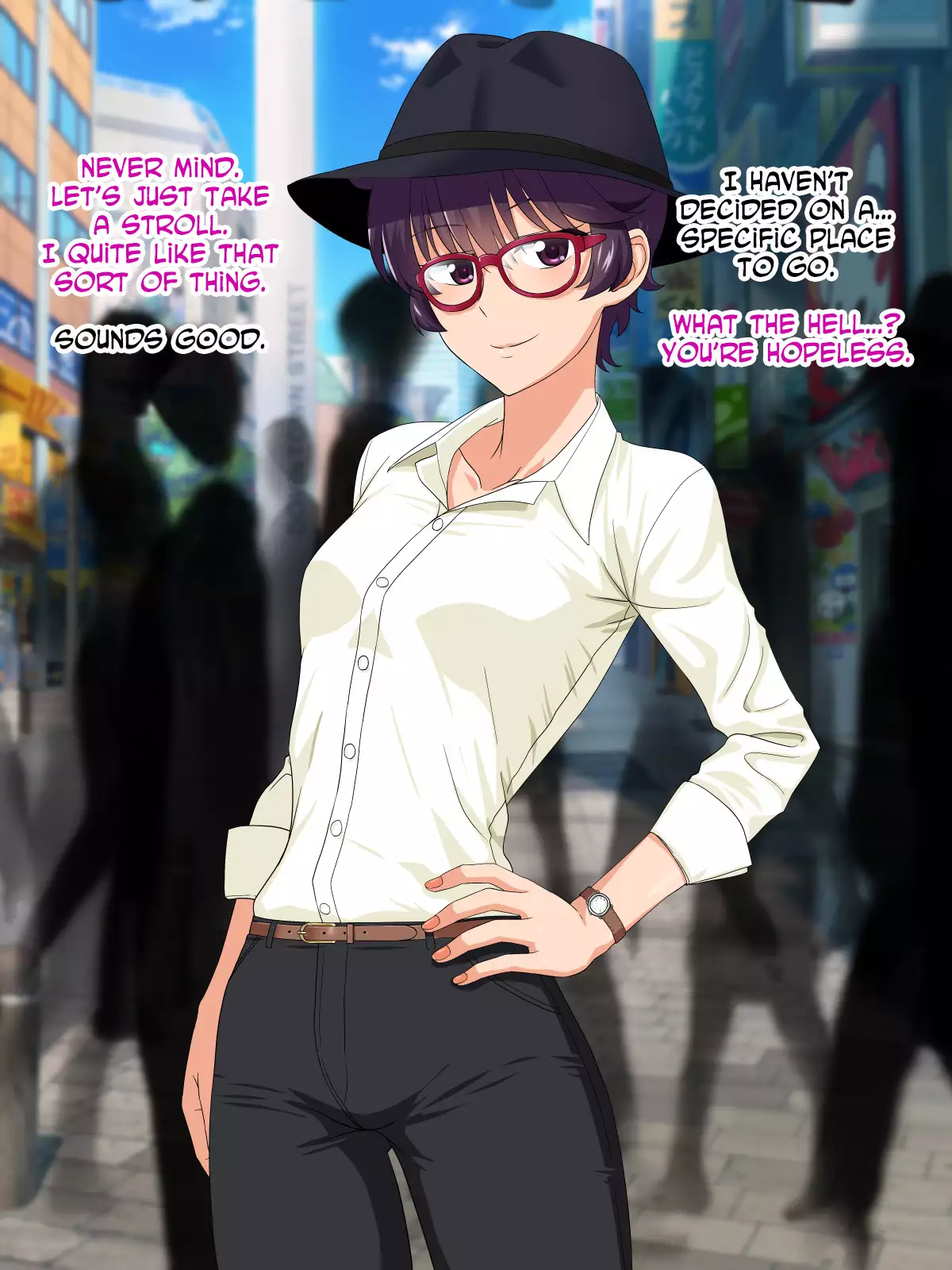 Mannish Musume no Honne wa Sukebe na Bakunyuu Musume | A Mannish Girl's Hidden Side Is A Lusty Busty Girl