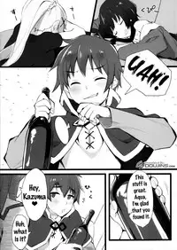 (COMIC1☆11) [WASABI (Tatami)] Hyaku Percent Osake no Sei (Kono Subarashii Sekai ni Syukufuku o!) [English] {Doujin-Moe.us}