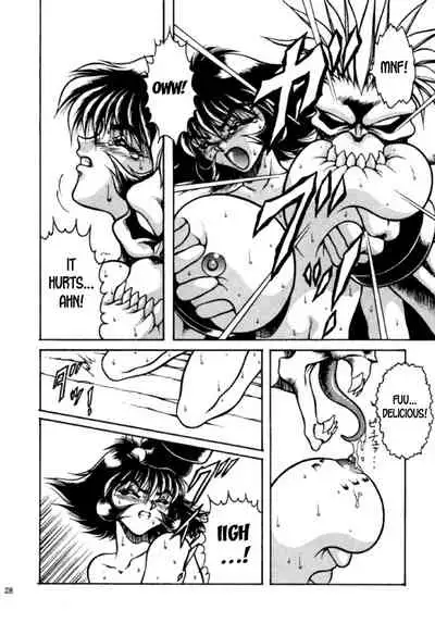 (C48) [Yuriai Kojinshi Kai (Hasebe Kazunari)] CHINESE HUNTER (THE HEAT THREE) (Darkstalkers) [English] [desudesu]