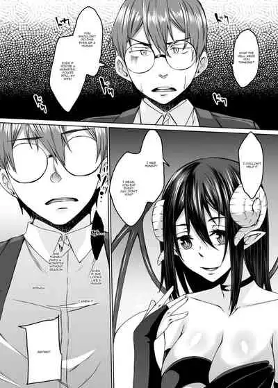 [Hakukoukai (Shiramizu Mizuchi)] Haitatsusaki ni wa Kuufuku no Succubus Zuma ga Ite. | At my Destination There was a Hungry Succubus Wife [English] {Doujins.com}
