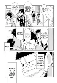 (Kahou wa Nete Matsu) [daisy (Chikottsu)] Namae o Yonde, Yobanaide | Call Me by my Name, or Don't (Osomatsu-san) [English] [Ikemen Scans]