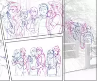 [灰司] 近女誘惑 仮題 温泉旅行編 ラフ