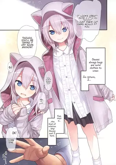 Sensei to Watashi to Nekomimi Parka | Sensei, Me, and a Cat Eared Hoodie