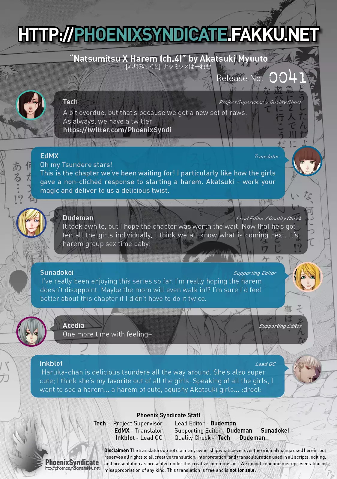 Natsumitsu x Harem! Ch. 1-5