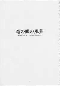 (CR30) [Toko-ya (Kitoen)] Ryuu no Me no Fuukei (Breath Of Fire)