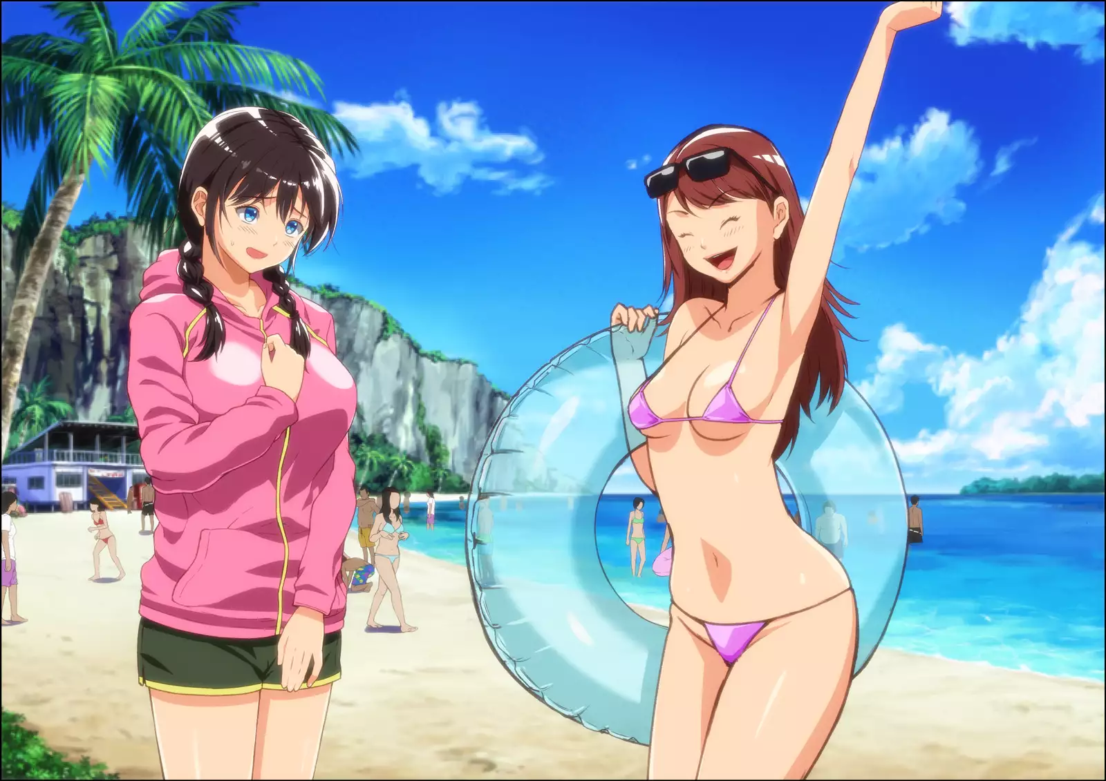 Kareshi Ga Irunoni Gouin Na Nanpa Otokotachi Ni Moteasobarechau Onnanoko