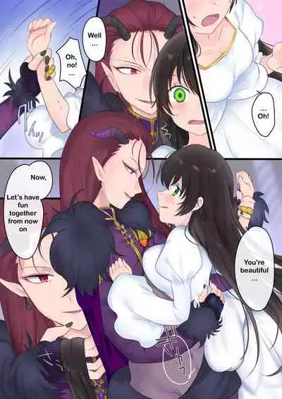 [Mashiro no Hihoukan (Hiiragi Popura, Kakizato)] Eien, Kaimasu ~Mahou de "Hime" ni Sareta Yuusha to, Maou no Monogatari~ | Forever a Bride: The Story of a hero magically turned into a "princess" and a Demon King [English]