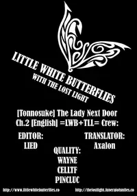 [Tonnosuke] Aibenki Tonari no Dosukebe Onee-san | The Lady Next Door Ch. 1-2, 9-10 [English] =TLL+LWB=