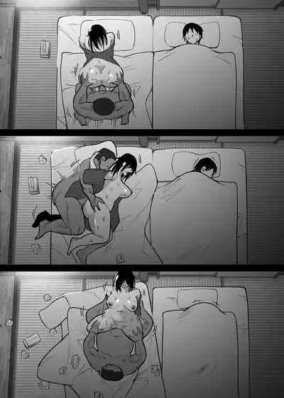 [Hachikou] Ochiru toki 3 -Ryokan no Kyakushitsu de Otto no Shuushin-Chuu Okonawareru Tanin Koubi-