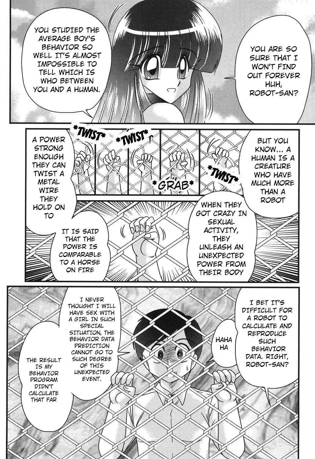 Sailor Fuku ni Chiren Robo Yokubou Kairo | Sailor uniform girl and the perverted robot Ch. 3