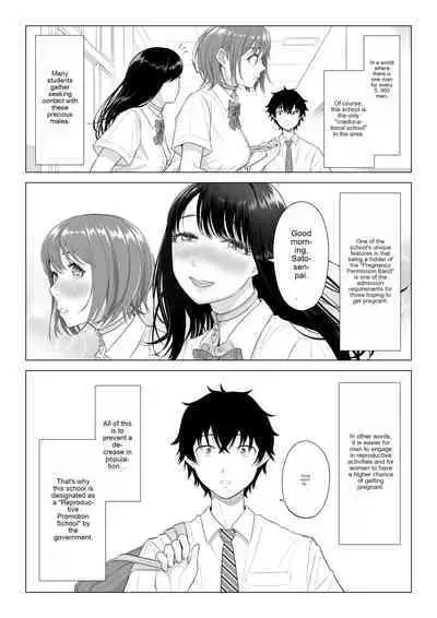 In a world where there are extremely few men, sperm is a precious resource. Part 2