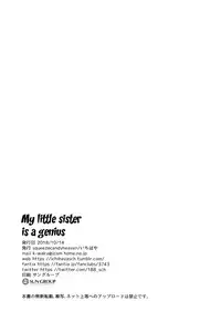 (COMIC1☆14) [squeezecandyheaven (Ichihaya)] Imouto wa Genius | My Little Sister Is a Genius [English] {Doujins.com}