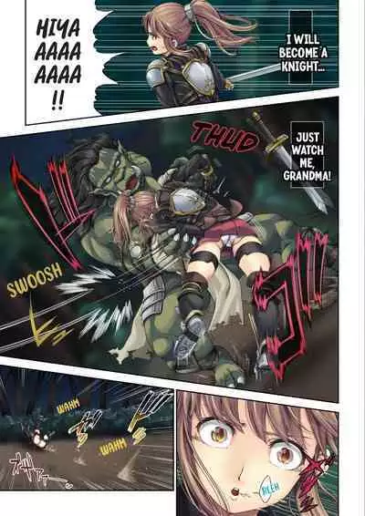 [DASHIMAKITAMAGO] Kakedashi Boukensha no Matsuro 1 [Orc Gunzei Kyoushuu] Onna Kishi Minarai [ENGLISH]