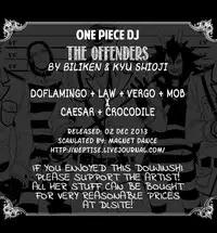 [Biliken (Kyu Shioji)] THE OFFENDERS (One Piece) [English] {Magnet Dance}