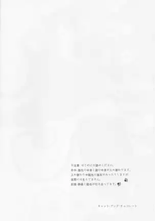 Cat&Chocolate - Durarara doujinshi Japanese