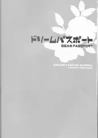 (C75) [Pierre (Garakuta Sochi)] Dream Passport (Naruto)