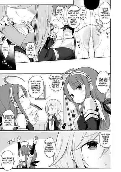 (C102) [Gakushokutei (Watanon)] Hatsujou Yamakaze-chan wa Papa ni Kubittake | Yamakaze-chan in heat loves her Papa! (Kantai Collection -KanColle-) [English]