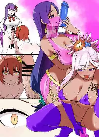 Futanari BB ni Chaldea ga Sennou Shihai Sareru Manga | A manga where Futanari BB brainwashes Chaldea