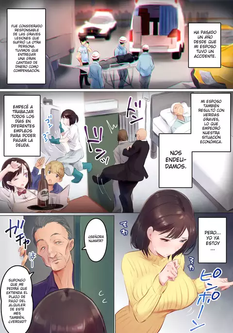 Tainou Yachin wa Karada Barai de ~Kichiku Ooya ni Netorareru Bijin Oyako~