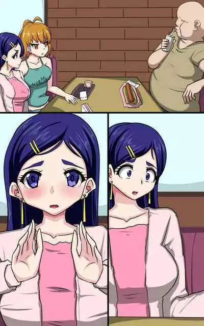 Oji-san, Kissaten de Mesugaki Futari o Wakaraseru www