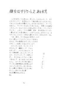 (C36) [DESTINATION (Oda Jun)] Kanojo wa Delicate SPECIAL (Combattler V)