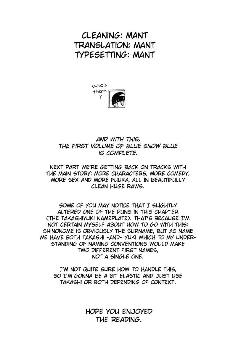 Blue Snow Blue ~Extra 1~