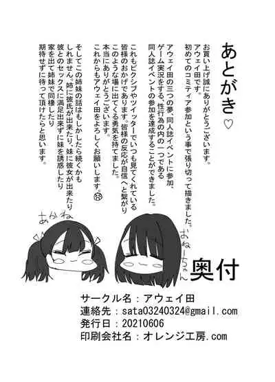 Imouto ga Watashi o Okazu ni Shitate Onanie o Shite ita Hanashi | 妹妹曾經把我當做配菜用來自慰的故事