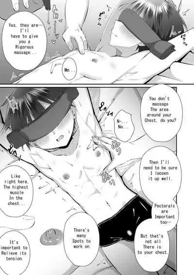 [Peko Renmei (Kosuke Poke)] Massage Uke ni Kita Kin Shota o Kousoku shite Ganbori | Binding and Fucking The Muscular Shota Who Came For A Massage [English] [Digital]