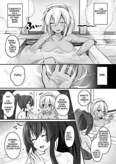 (C96) [Marosaan (Yunamaro)] Musashi-san no Yoru Jijou Shoya Hen (Kantai Collection -KanColle-) [English] [Carl]