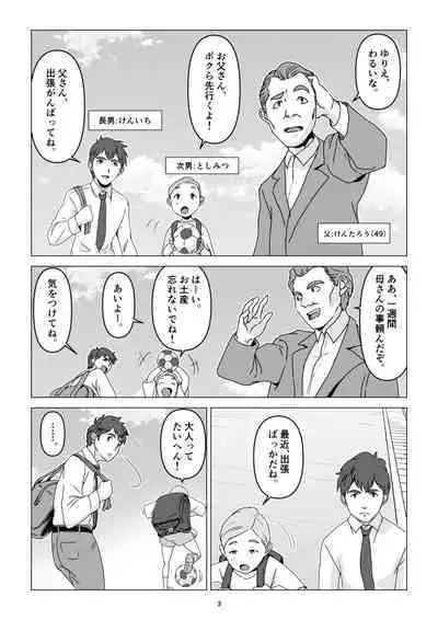 父の居ぬ間に、母の誘惑に我慢できず、妊娠させてしまった話。