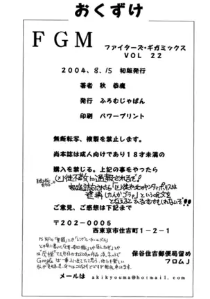 FIGHTERS GIGAMIX FGM Vol.22