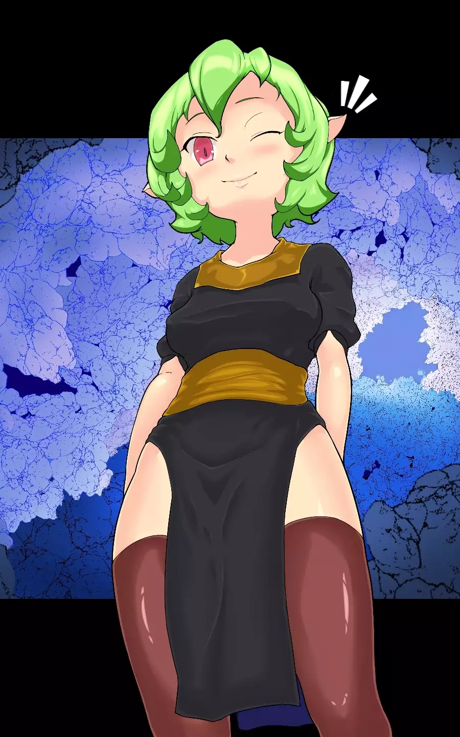 Chōzetsu Erufu-san no yawaraka o kuchi de shibora retai!