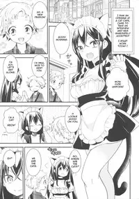 (COMITIA120) [Homuraya★Pleiades, SC (Homura Subaru, Gyuunyuu Rinda)] Tachi Masshigura ~Neko Cafe Yuri Goudou~ [English]