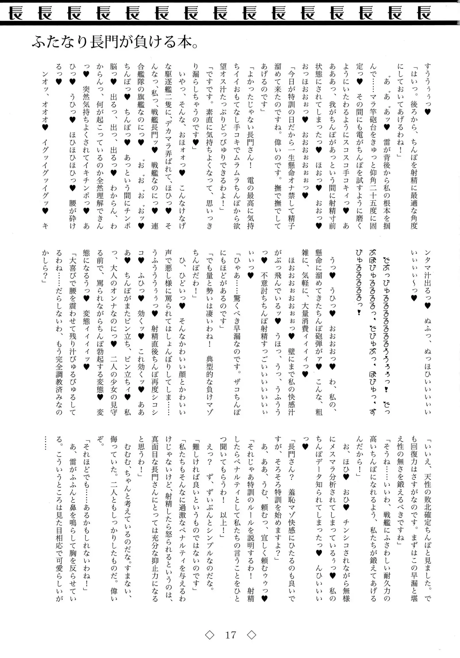 Futanari Nagato ga Makeru hon.