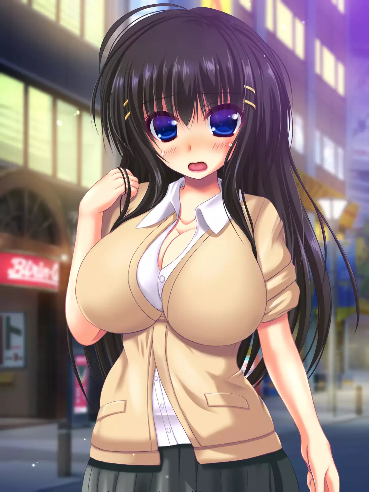 I said I'll pay 1,000 yen for each cumshot. My lil sis said she needs 30,000 yen.