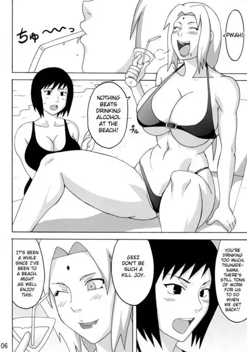 Tsunade's Obscene Beach