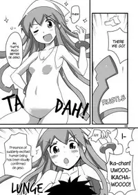 (SC51) [BlueMage (Aoi Manabu)] Peropero suru no o Yamena Ika! | Won't you stop licking! (Shinryaku! Ika Musume) [English] =LWB=