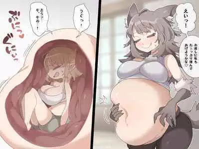 [imaat] Wolf Woman SAME SIZE VORE [English / Japanese]