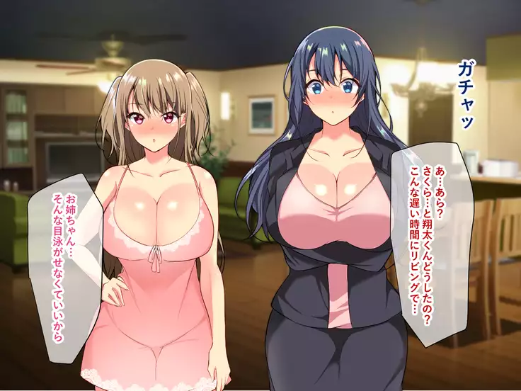 Sister Complex! Ijimekko Musume Kyonyuu Imouto to Bakunyuu Bijin Ane to Sex Zanmai