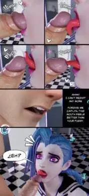 Jinx Broken Heart- Comic 3D [League of legends]