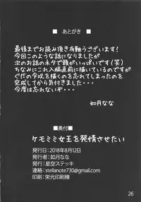 (C94) [Hoshizora Sutekki (Kisaragi Nana)] Kemomimi Joou o Hatsujou Sasetai (Fate/Grand Order)