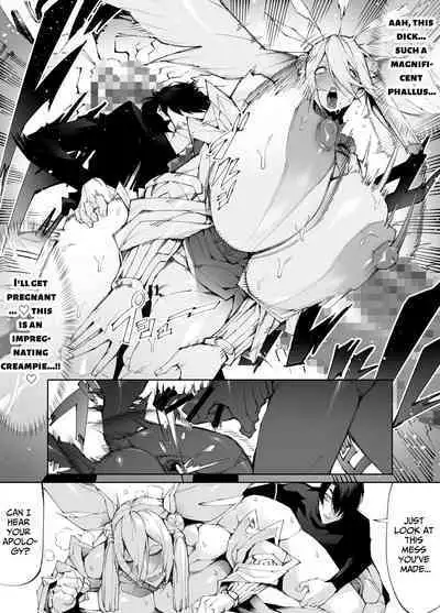 [Yakiniku Tabetei (Pobotto)] Kyokon Tensei -Seiki Shijou Shugi na Isekai ni Tensei shita no de Bakunyuu Bijo to Hame Makuri- [English]