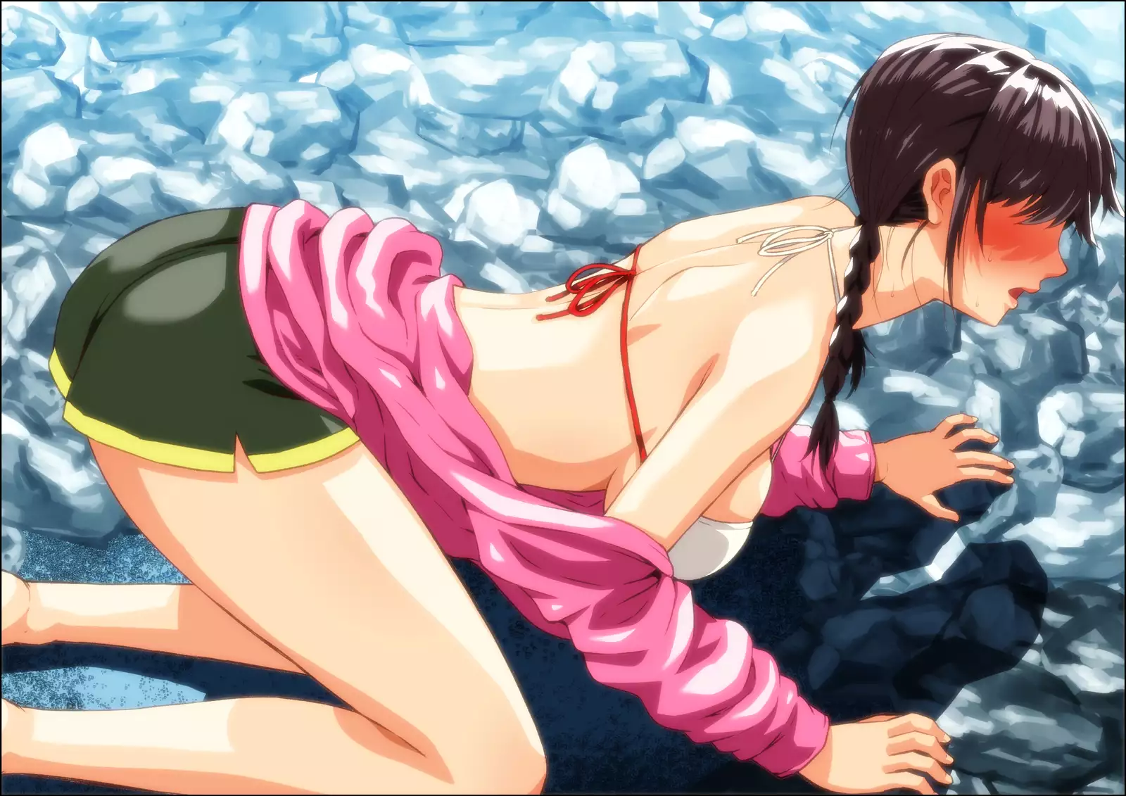 Kareshi Ga Irunoni Gouin Na Nanpa Otokotachi Ni Moteasobarechau Onnanoko