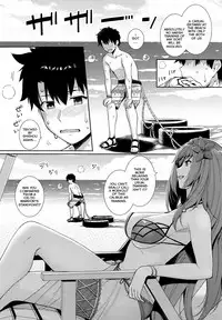 (C94) [Royal Bitch (haruhisky)] Mizugi Shishou to Koibito Ecchi Suru Hon. | Swimsuit Shishou and Her Lover (Fate/Grand Order) [English] [Thot Patrol]